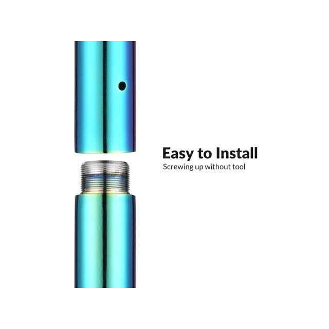 Yescom Chrome Dancing Pole Extension for 45 mm Professional Pole Fitness Spinning Pole Accessories - Image 5