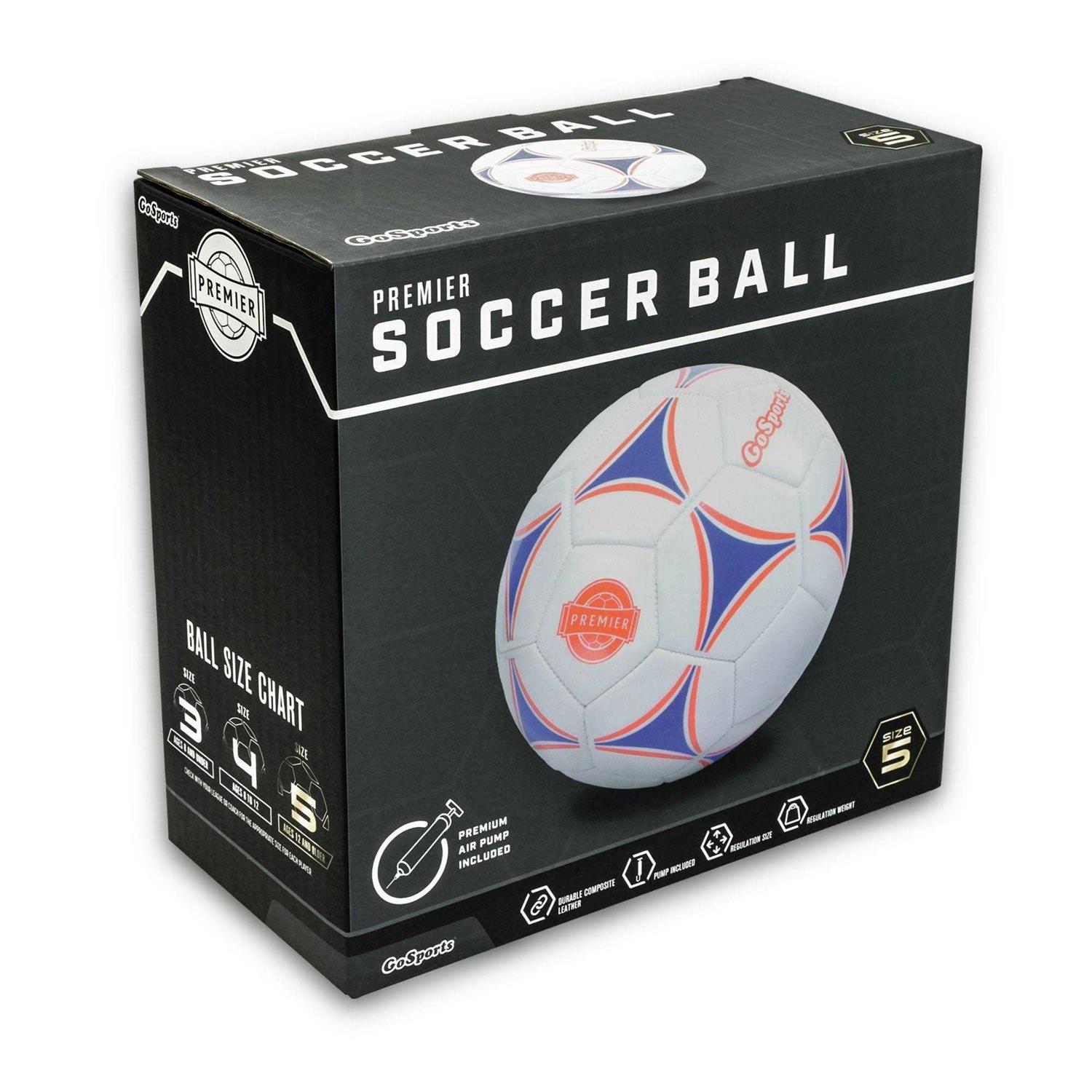 Gosports Premier Soccer Ball with Premium Pump - Image 4