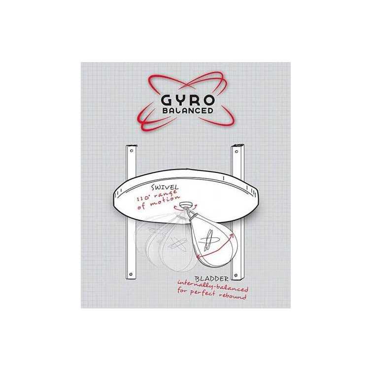 Title Boxing Gyro Balanced Leather Speed Bag - Image 4