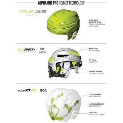 Warrior Alpha One Pro Hockey Helmet - Image 4