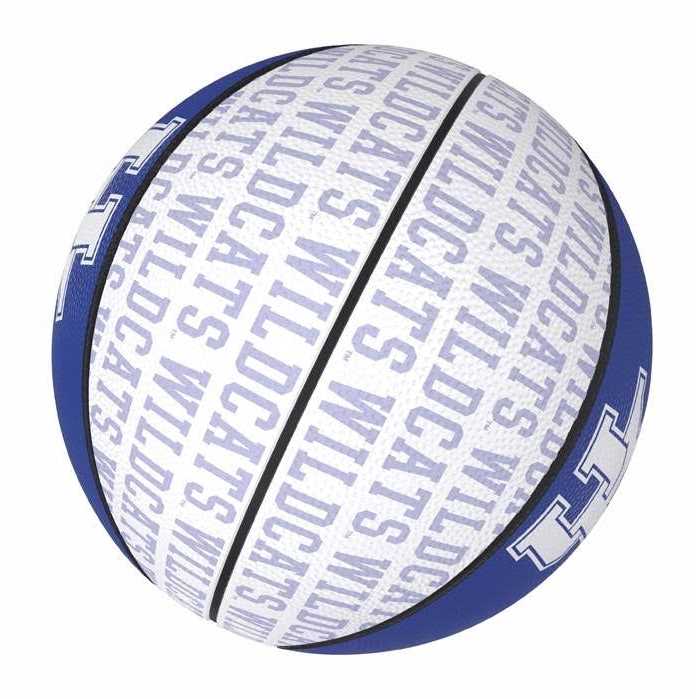 Kentucky Wildcats Repeating Logo Mini-Size Rubber Basketball - Image 3