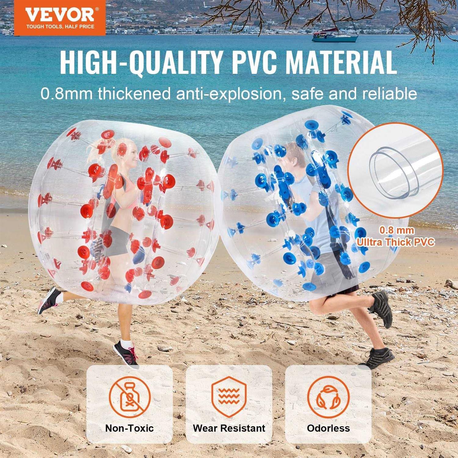 VEVOR 5 ft Inflatable Bumper Ball Sumo Zorb Balls - Image 4