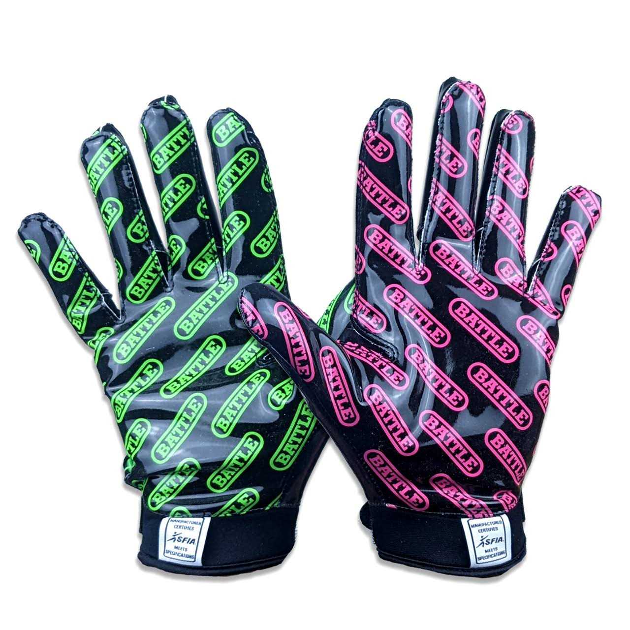 Battle Sports Adult Nightmare 2.0 Football Receiver Gloves - Image 4