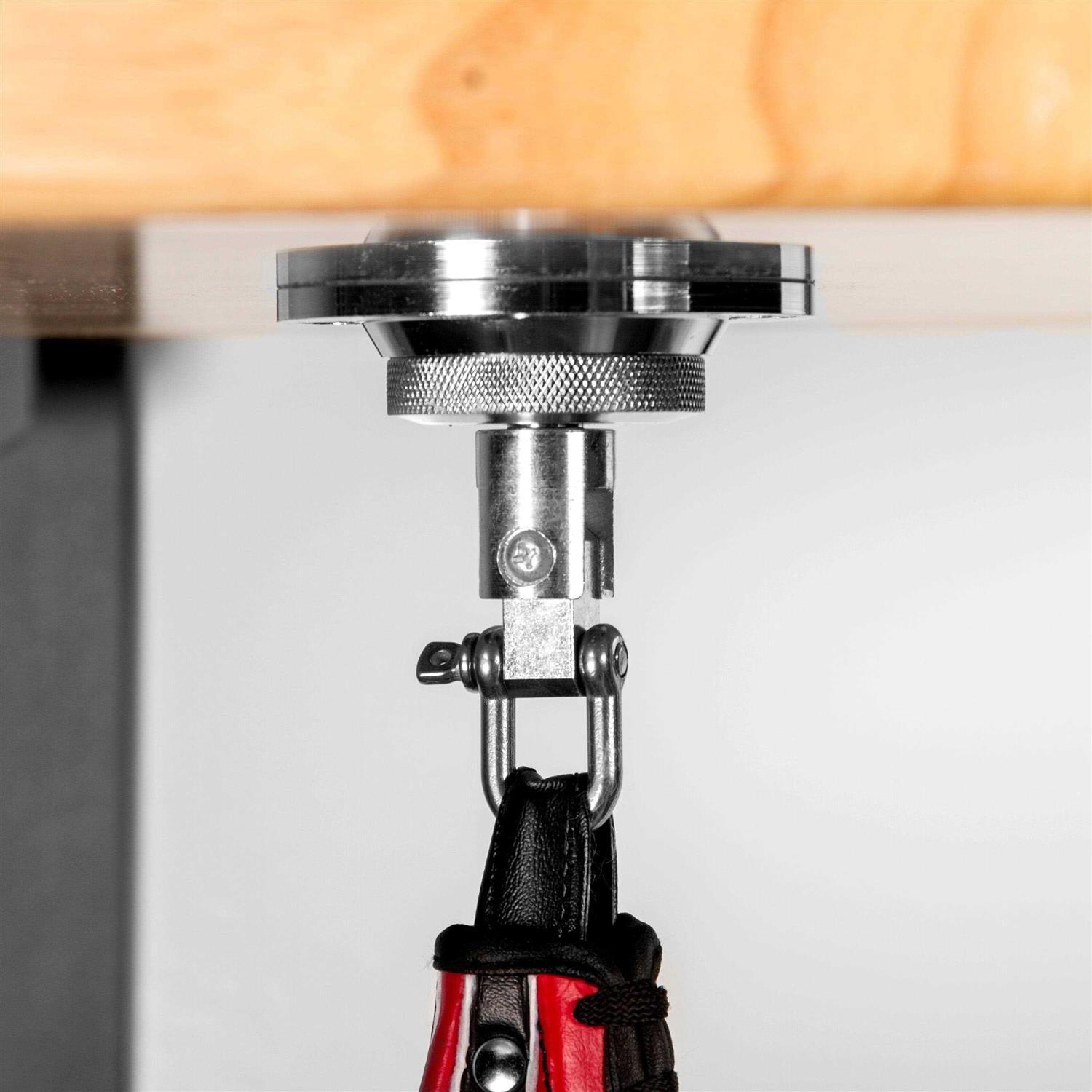 XMark Adjustable Speed Bag Platform With 15 Height Adjustment and Constructed of Heavy Gauge Steel To Minimize Vibration and Optimize Rebound - Image 3