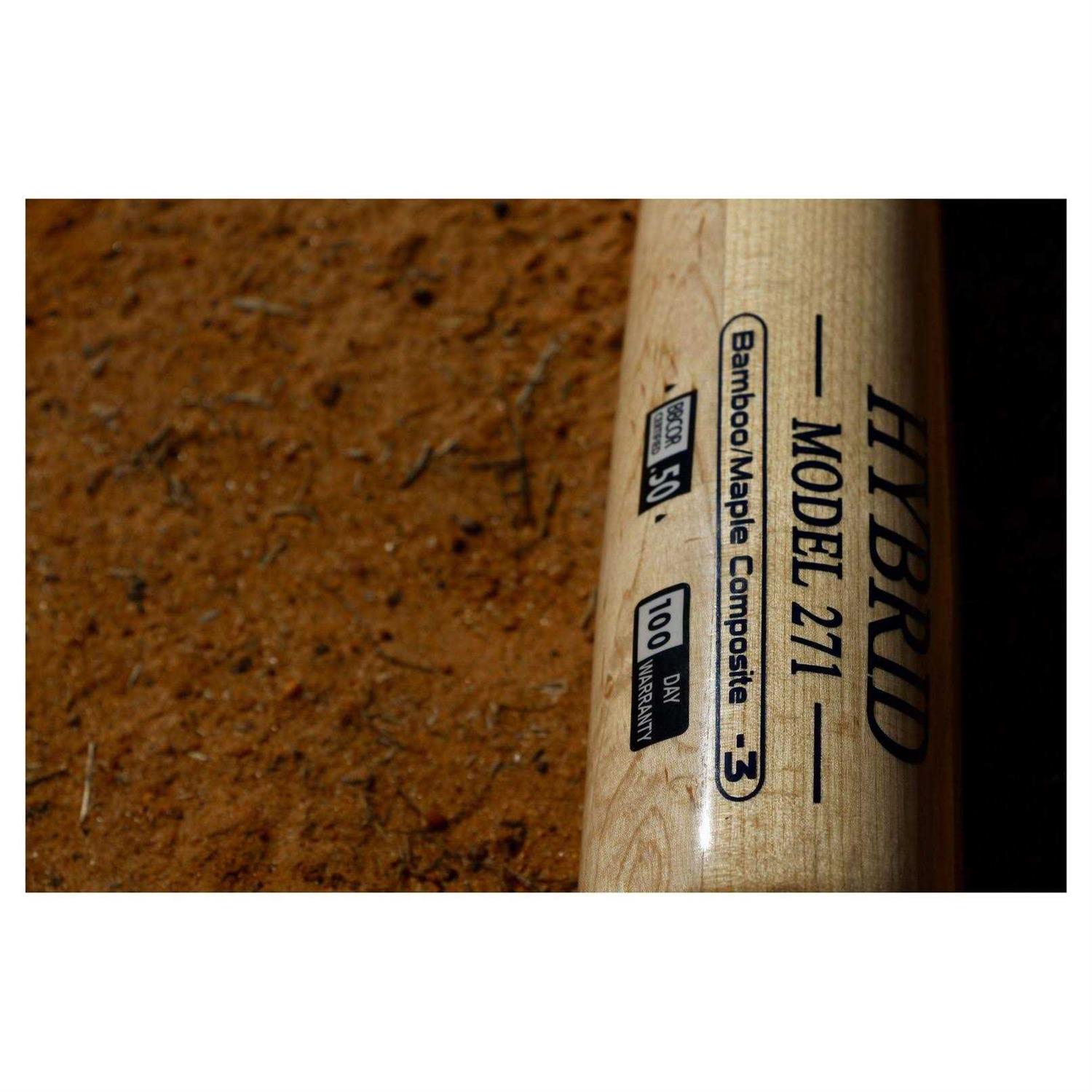 BamBoo Bat Bamboo Maple Hybrid Wood Baseball Bat - Image 4