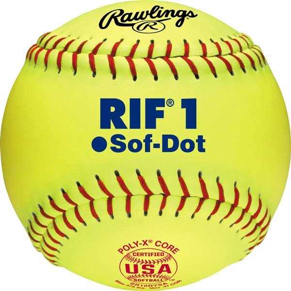 Rawlings Official League Yellow Baseball - Image 2