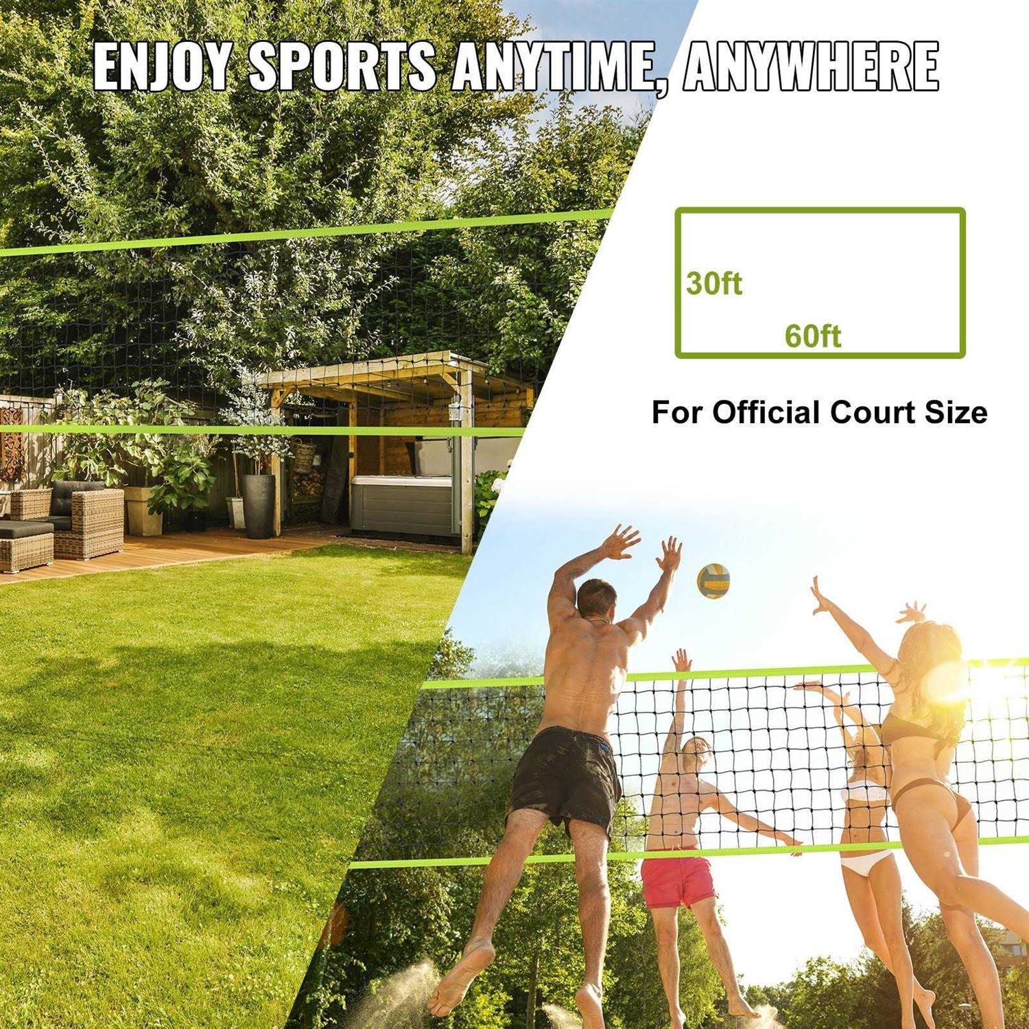 VEVOR Outdoor Portable Volleyball Net System - Image 5