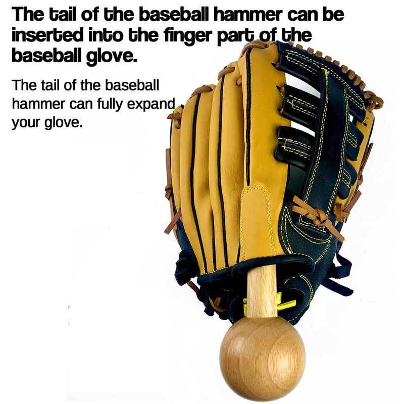 Lingee Baseball Hammer Baseball Softball Glove Mallet One-Piece Mallet - Image 3