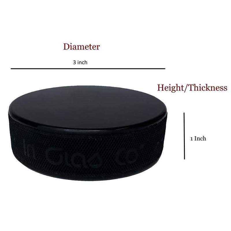 Alternative view of Inglasco Hockey Pucks