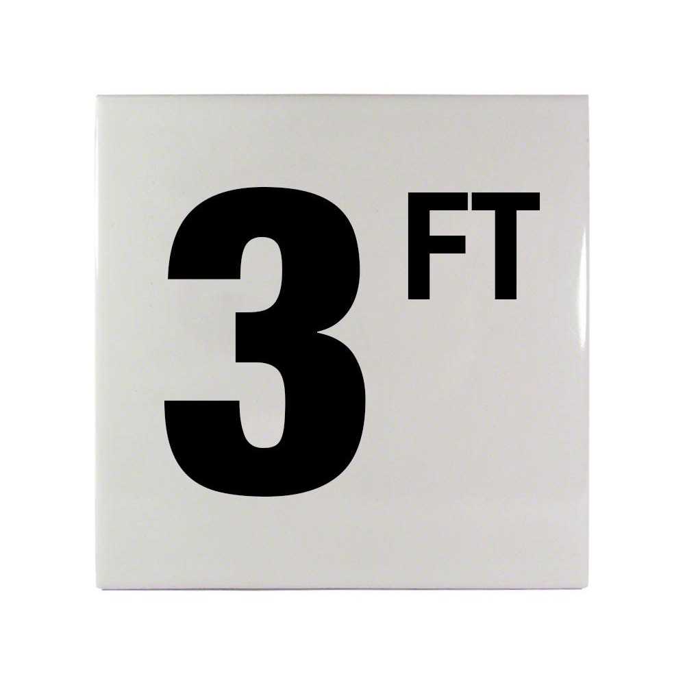 Inlays 6 In. Smooth Ceramic Tile C610030