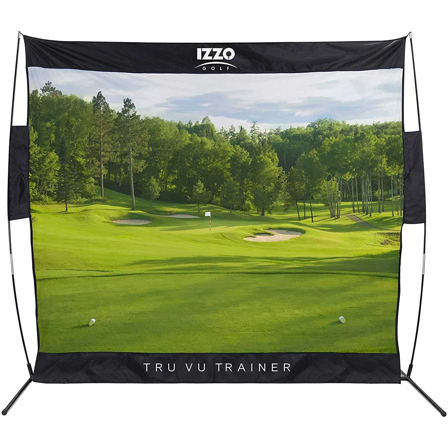 Alternative view of Izzo Golf Tru Vu Trainer Hitting Net