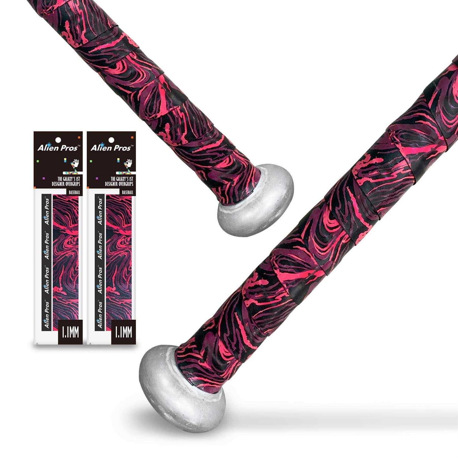 ALIEN PROS Bat Grip Tape for Baseball 0.5MM – Precut and Pro Feel Bat Tape – Replacement for Old Baseball Bat Grip – Wrap Your Bat - Image 3