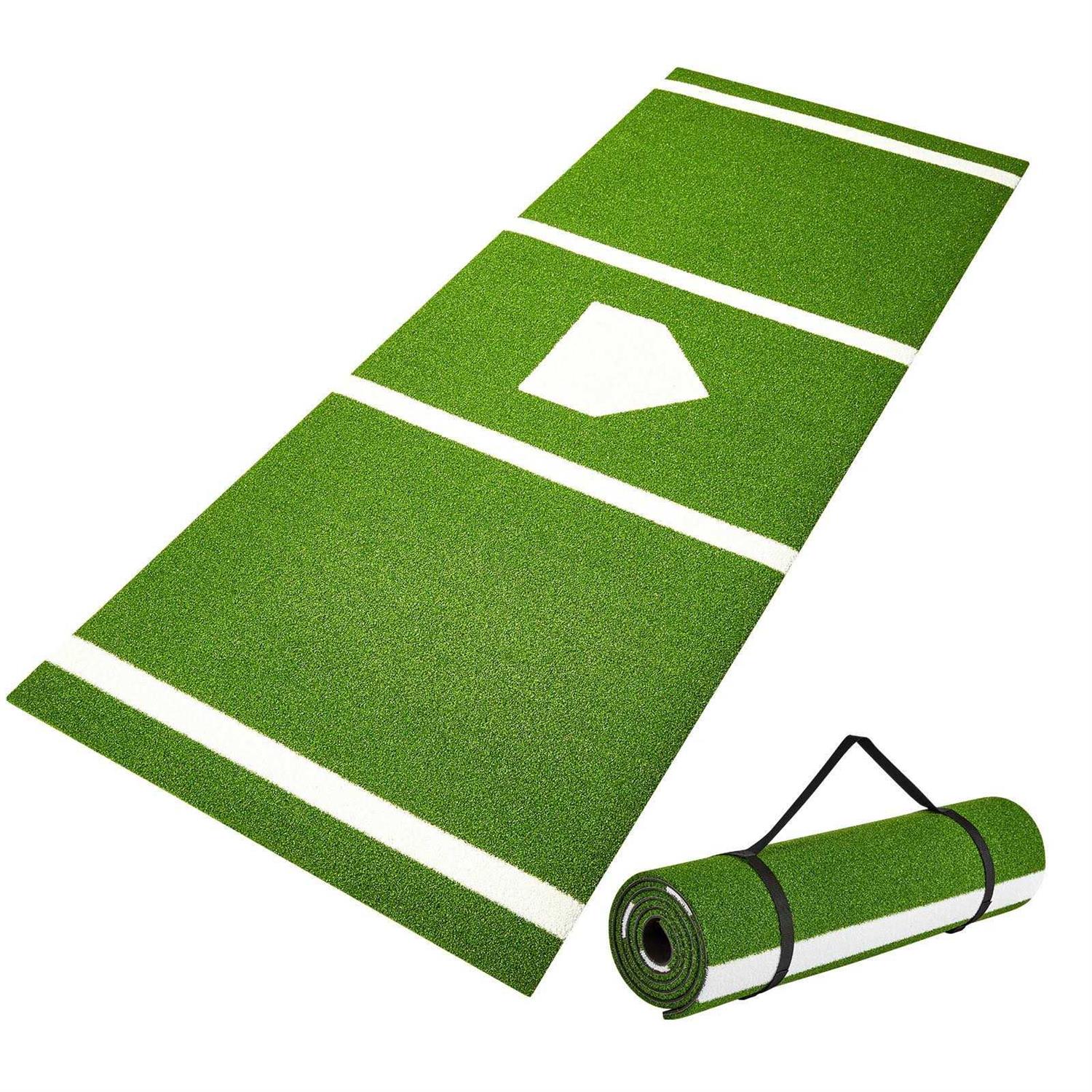 VEVOR JQDBDKD10YC3K8ZF0V0 10 x 3.8 ft. Baseball & Softball Hitting Batting Mat - Image 4