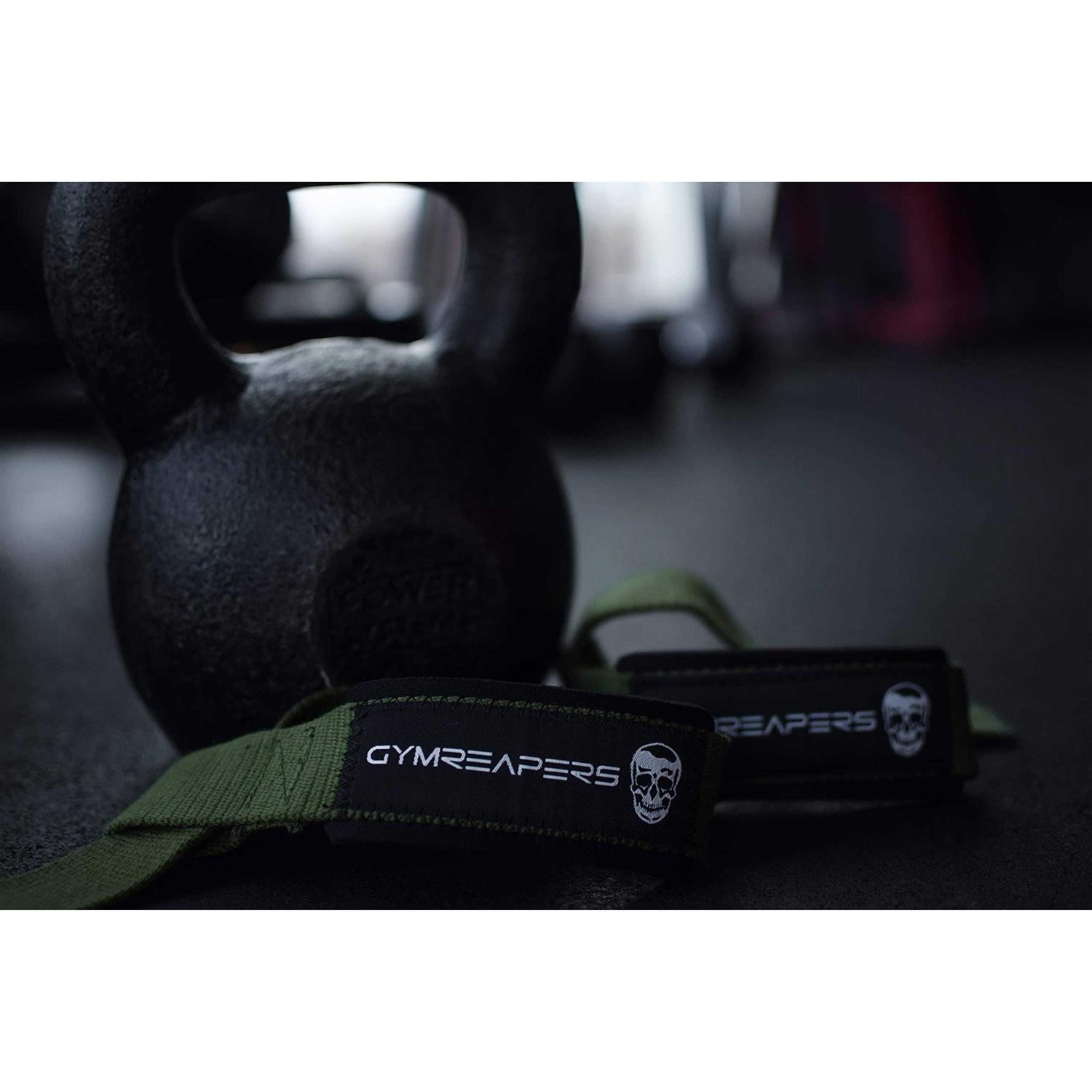 Gymreapers Lifting Wrist Straps for Weightlifting Bodybuilding Powerlifting - Image 4