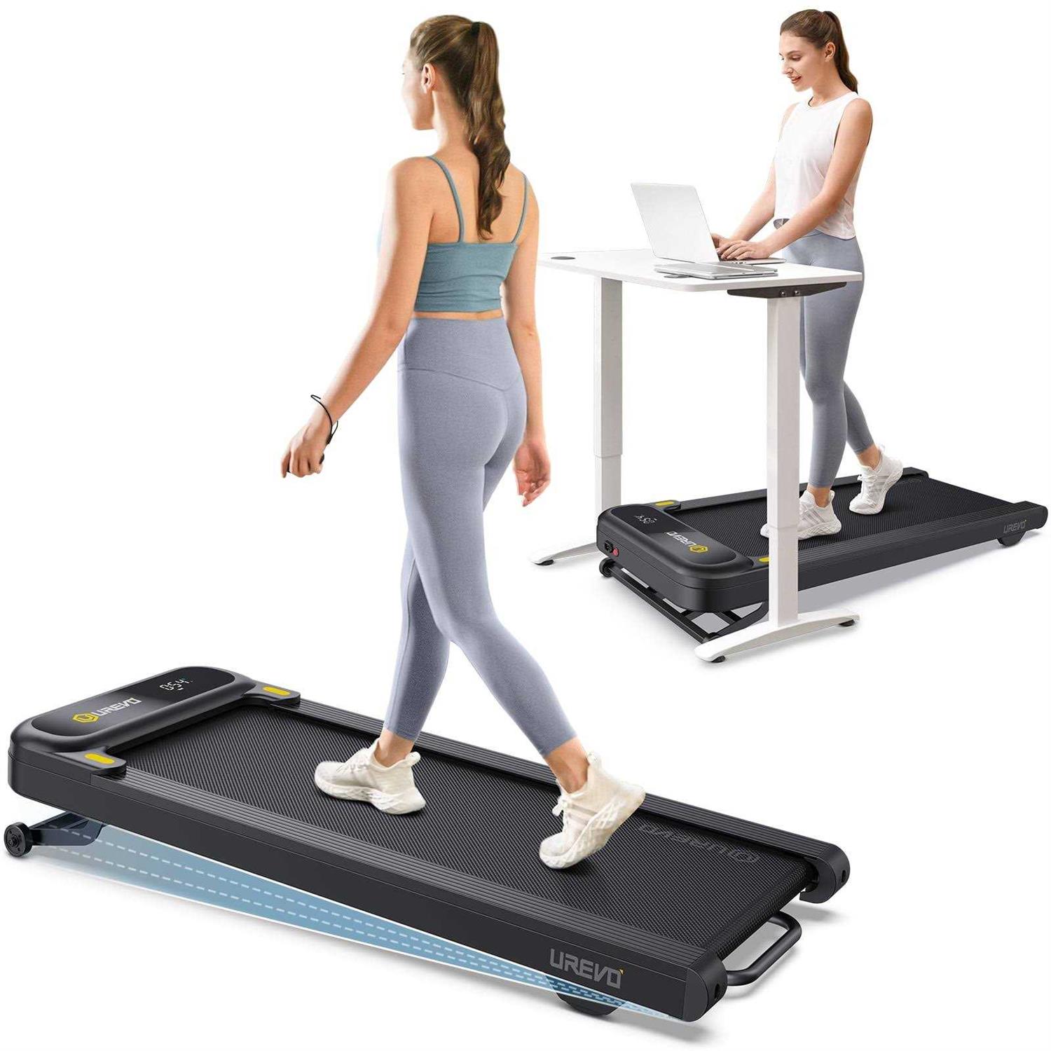 Walking Pad 2 in 1 Under Desk Treadmill with Remote Control Mini Portable Treadmill for Home Office - Image 4