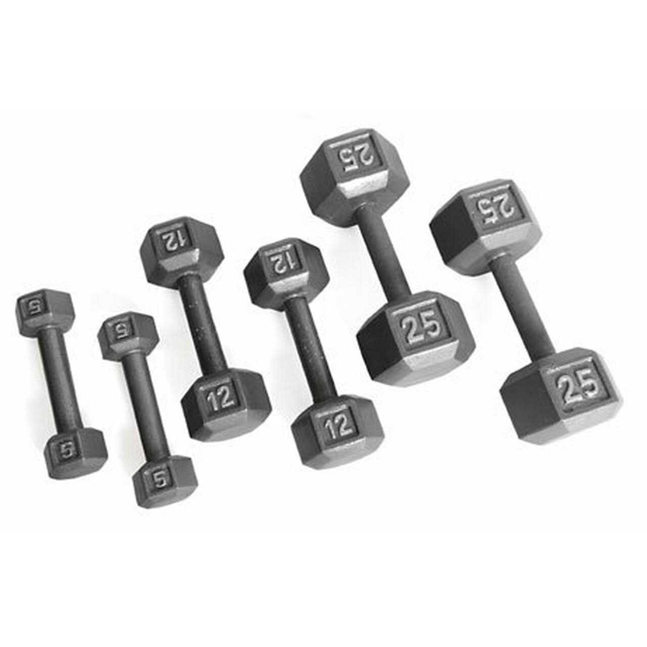 Cap Barbell Cast Iron Hex Dumbbell - Image 4