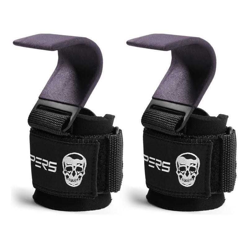 Gymreapers Weight Lifting Hooks Heavy Duty Power Wrist Straps Hand Grip Support For Deadlifts - Image 5