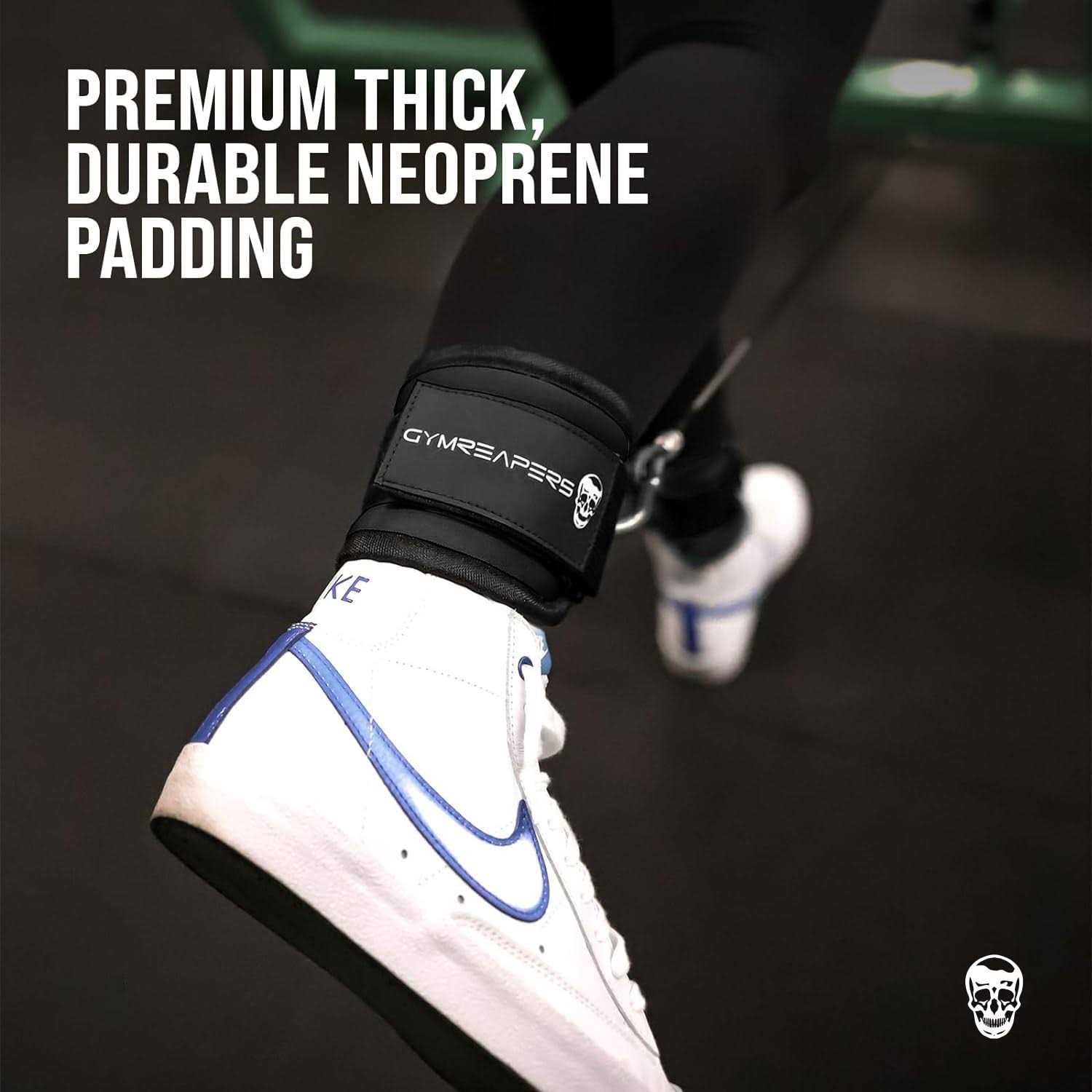 Gymreapers Ankle Straps For Cable Machine Kickbacks Glute Workouts - Image 4