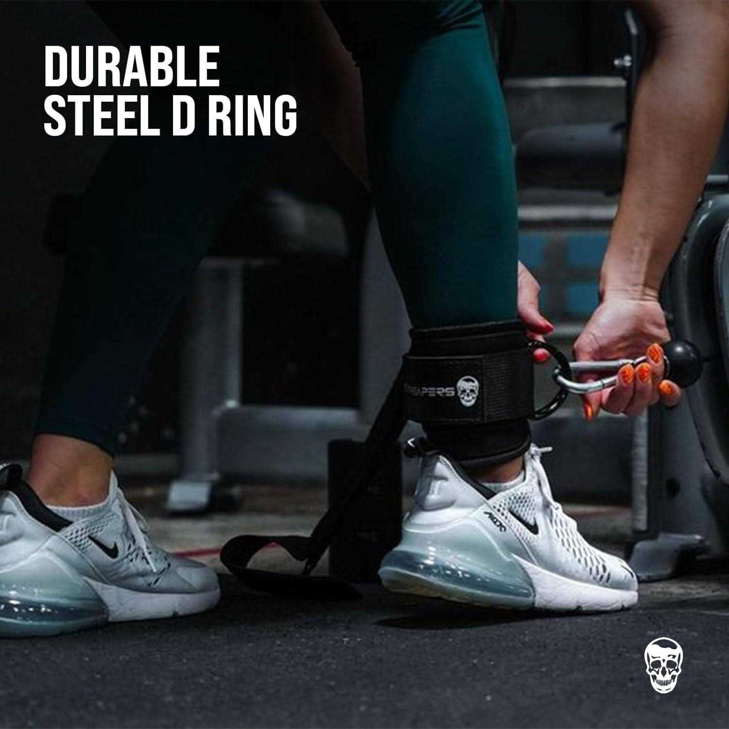 Gymreapers Ankle Straps For Cable Machine Kickbacks Glute Workouts - Image 5