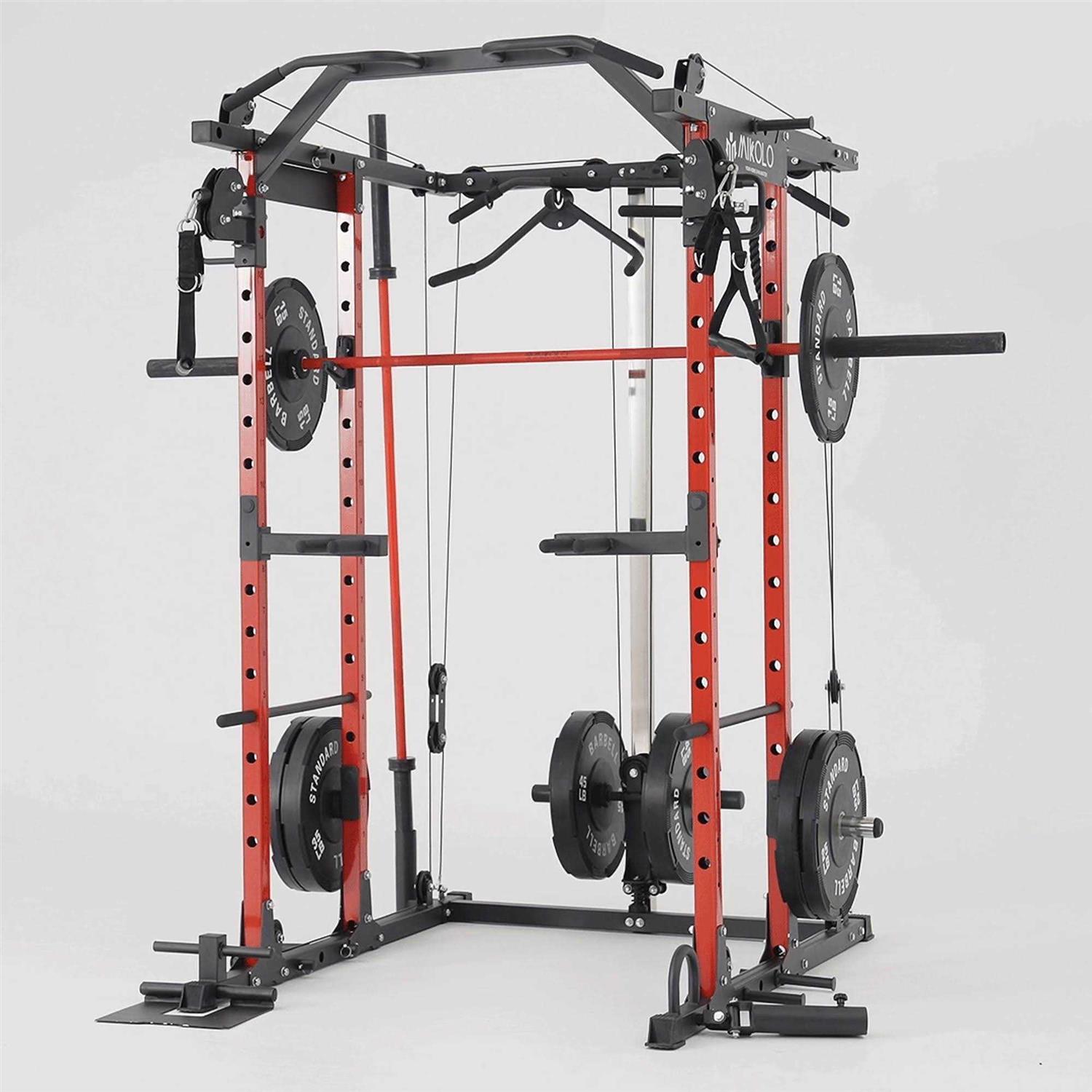 MIKOLO K6 Power Rack Red Multifunctional machine - Image 3