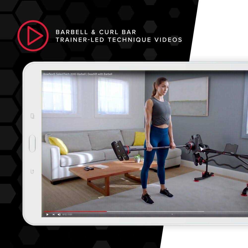Bowflex SelectTech 2080 Barbell with Curl Bar - Image 3