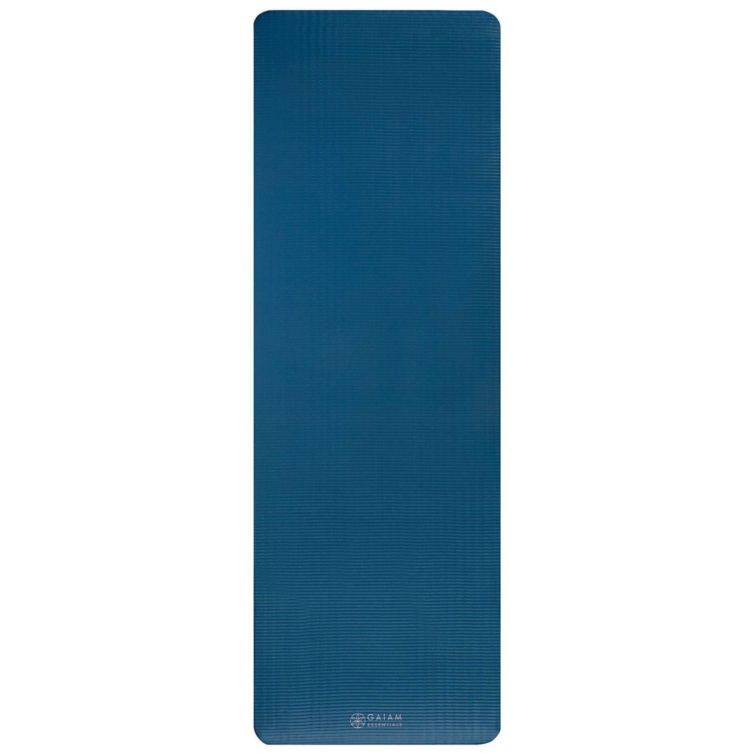 Gaiam Essentials Thick Yoga Mat Fitness Exercise Mat with Easy-Cinch Yoga Mat Carrier Strap - Image 4