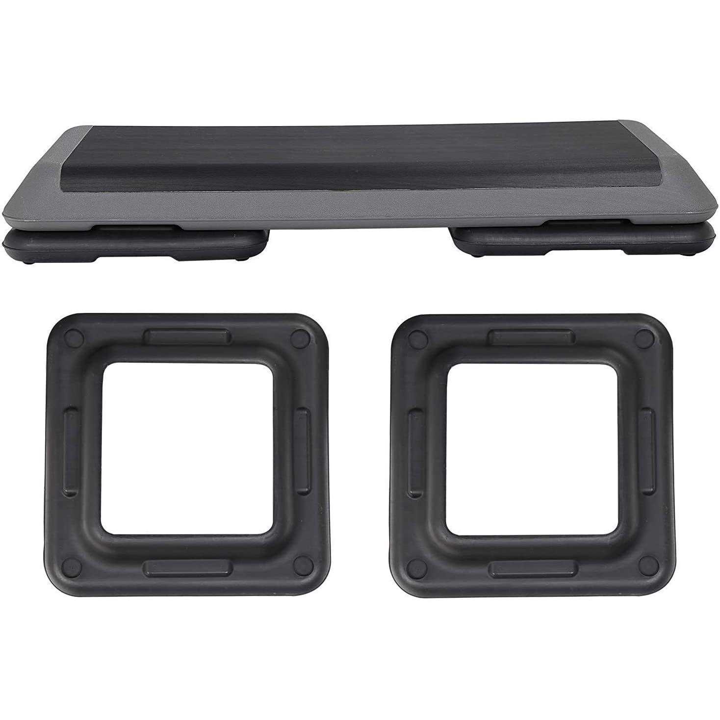 JupiterForce 43 Workout Aerobic Exercise Step Platform Adjustable Aerobic Steppers for Exercise with 4 Removable Risers for Home Gym Strength - Image 4