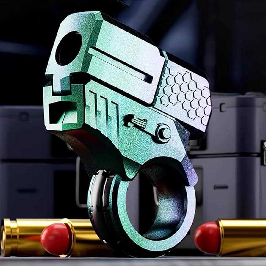 EDC Alloy Fingertip Toy Pistol, Fidgety Adult Toys, Cool Toys, Stress Relief Toys for Anxiety and ADHD Sufferers,Effective Stress Reduction - Image 4