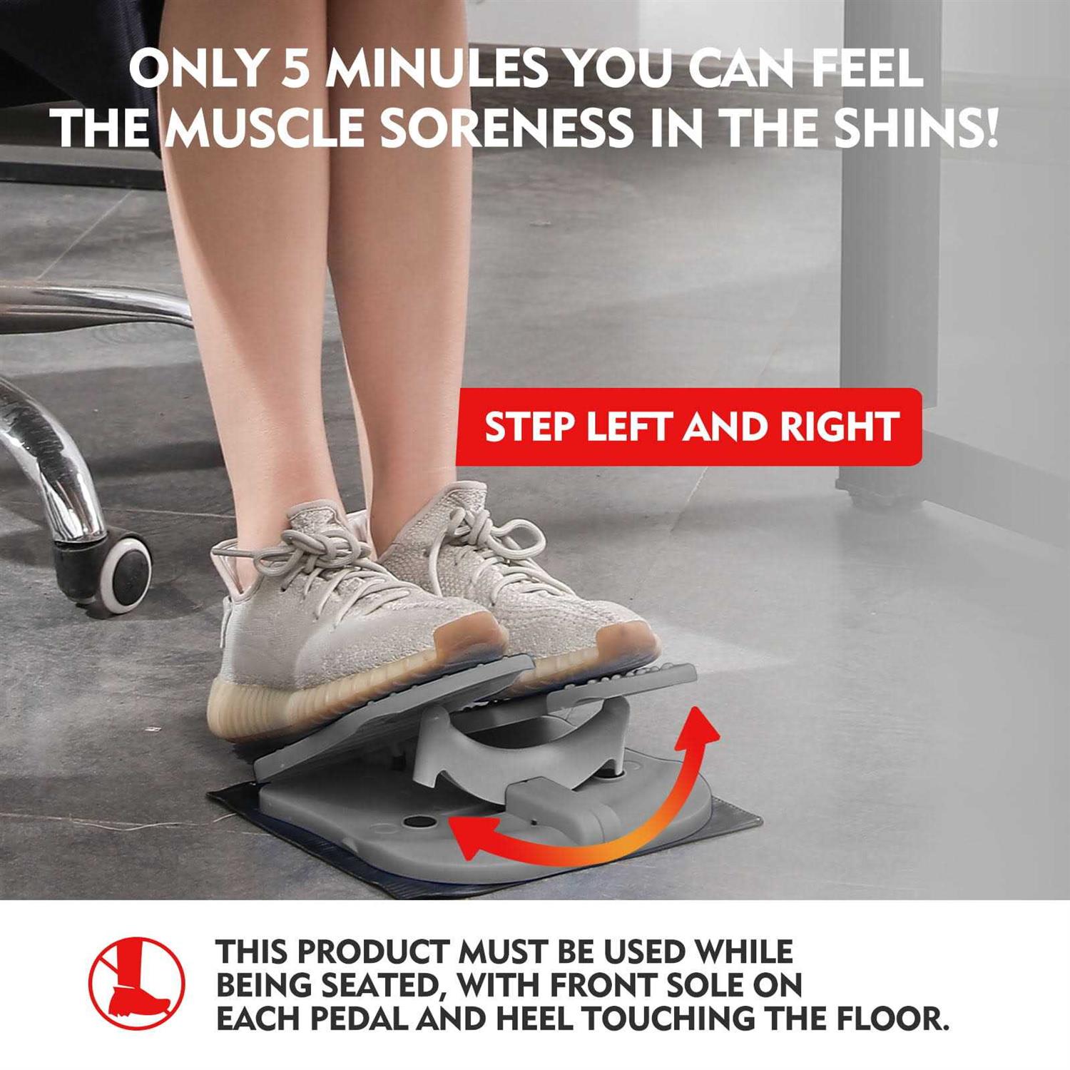 Mbb Exerciser Pedal,Under Desk Mini Stepper,Relieves Varicose - Image 4