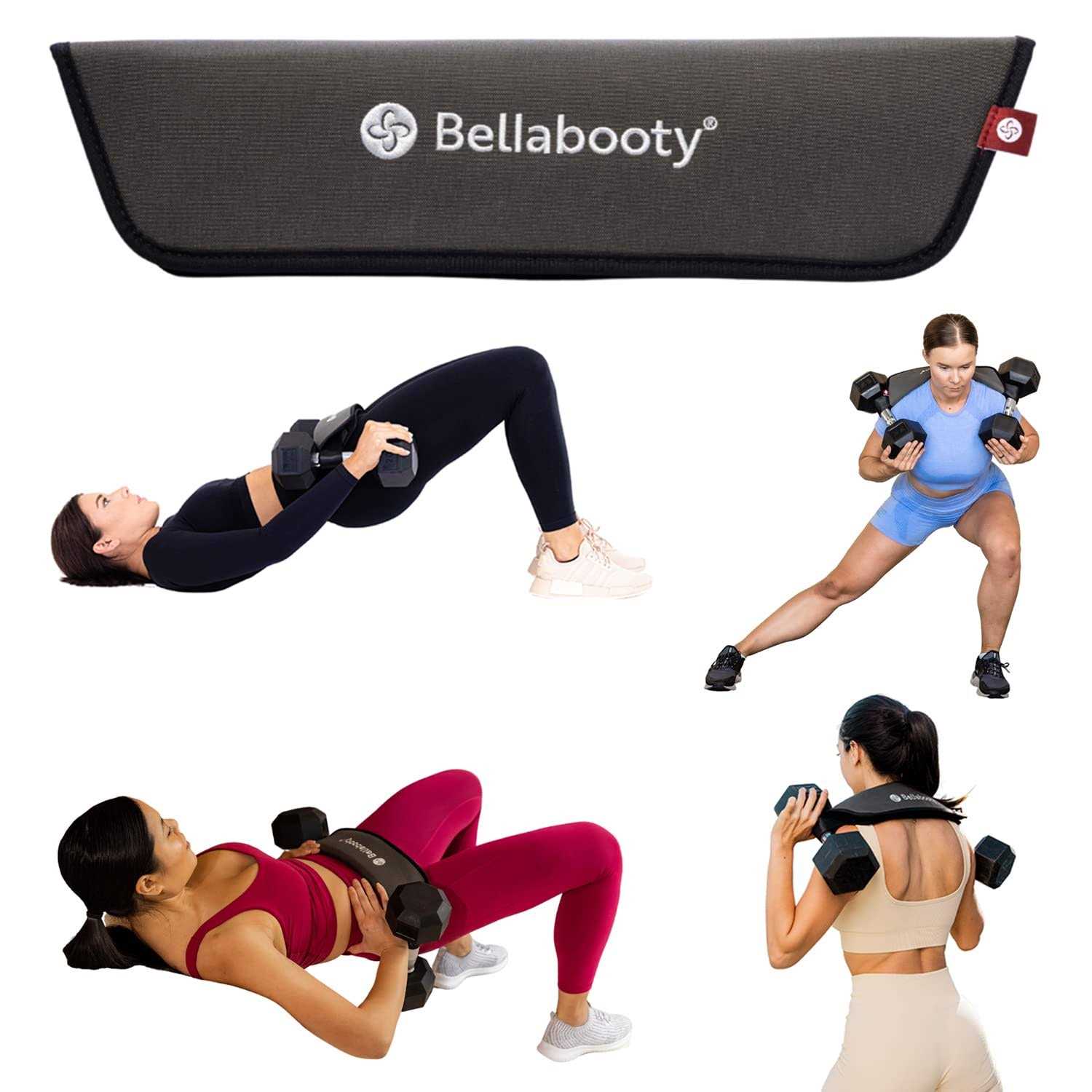 Bellabooty Exercise Hip Thrust Belt, Easy to Use with Dumbbells, Kettlebells, or Plates - Image 4