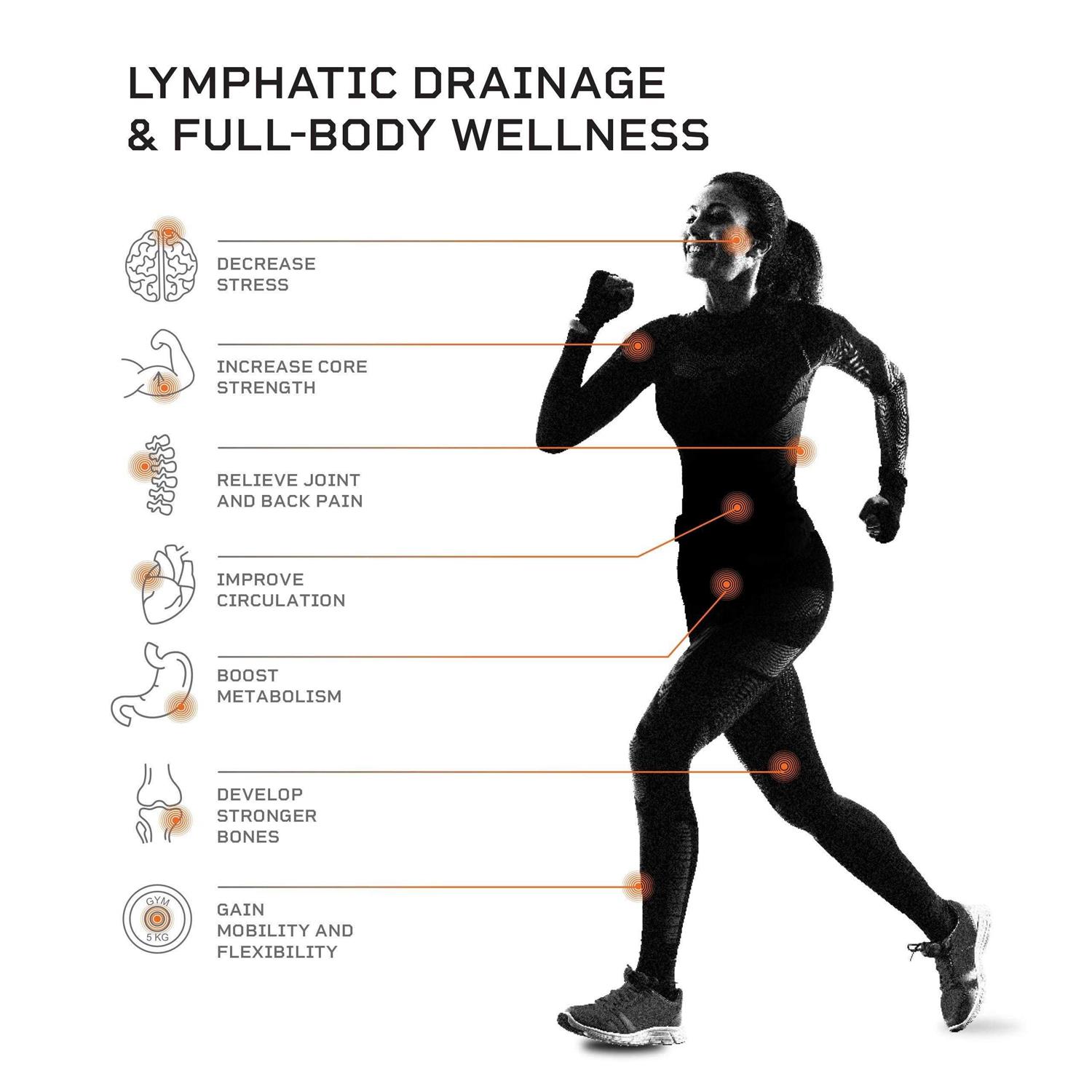 LifePro Rumblex Plus 4D Vibration Plate Exercise Machine Triple Motor Oscillation - Image 3