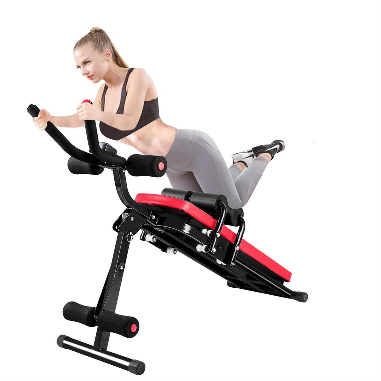 Bigzzia Adjustable Ab Exercise Bench Abdominal Workout Machine Foldable Sit Up Bench - Image 3