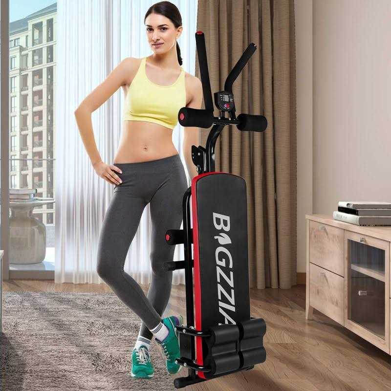 Bigzzia Adjustable Ab Exercise Bench Abdominal Workout Machine Foldable Sit Up Bench - Image 5