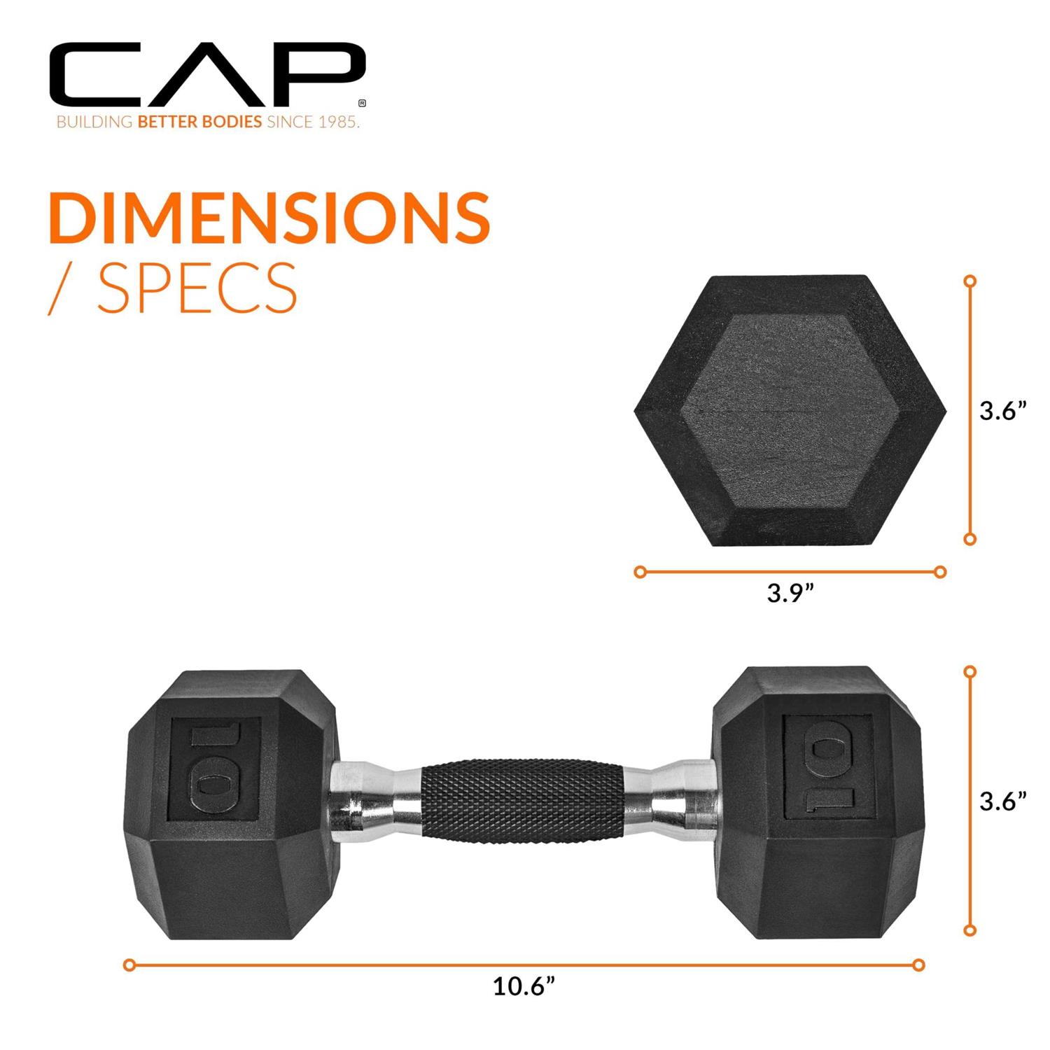 Cap Barbell Coated Dumbbell Single - Image 4
