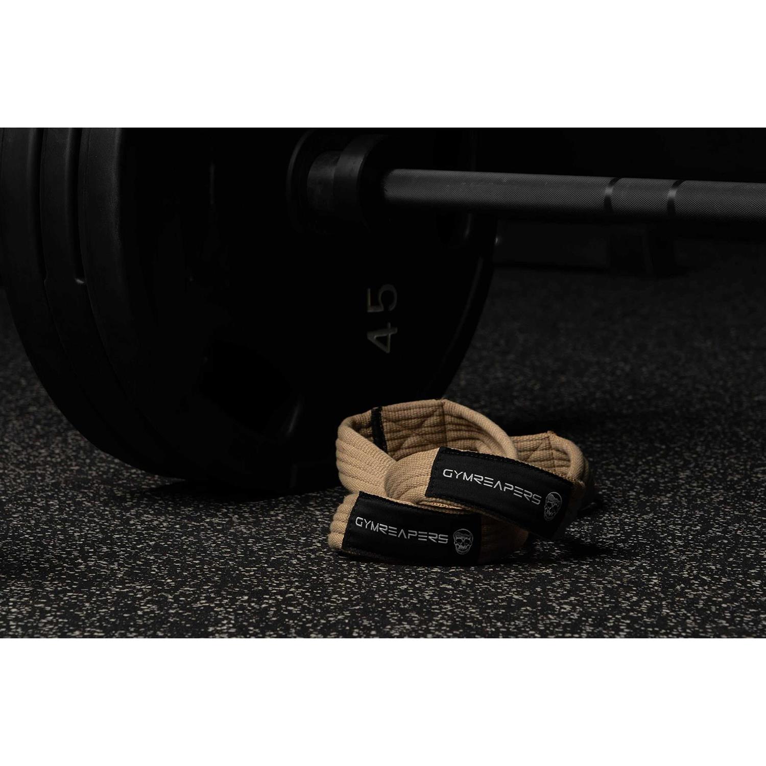Gymreapers Figure 8 Lifting Straps For Deadlift Powerlifting Strongman - Image 4