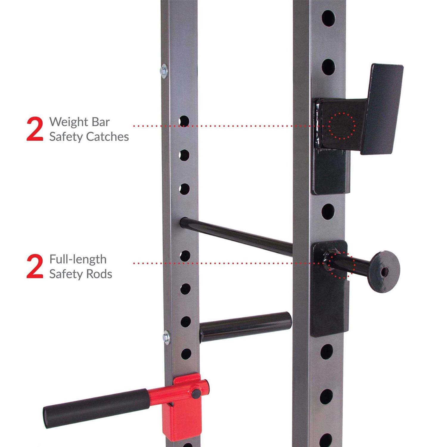 Body Power Deluxe Rack Cage System - Image 5