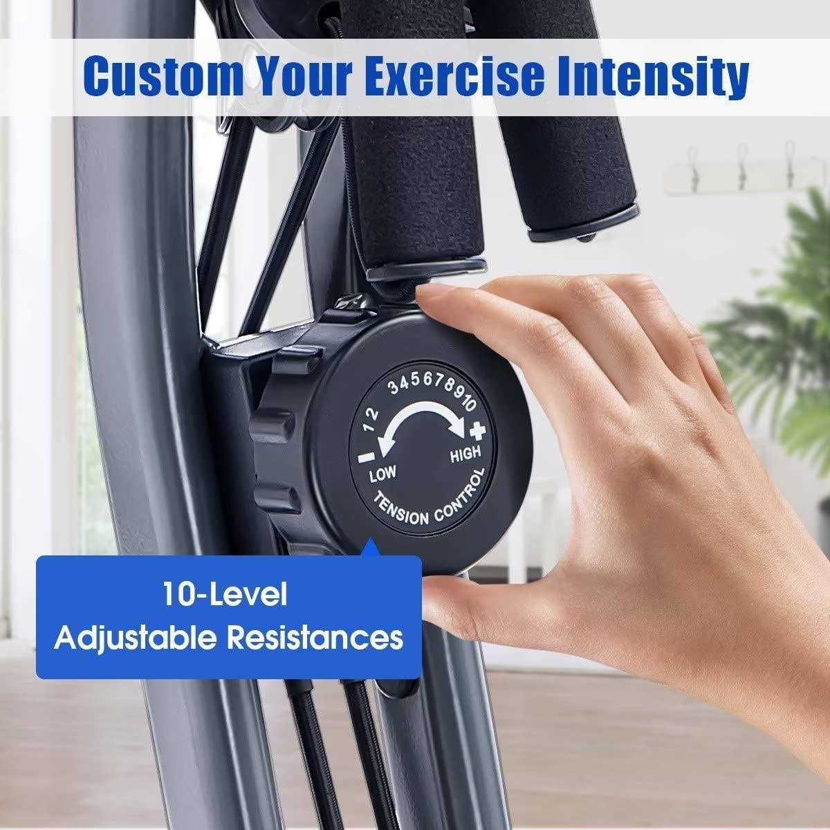 Merax Folding Exercise Bike 3 In 1 Foldable Fitness Stationary Bikes for Home - Image 3