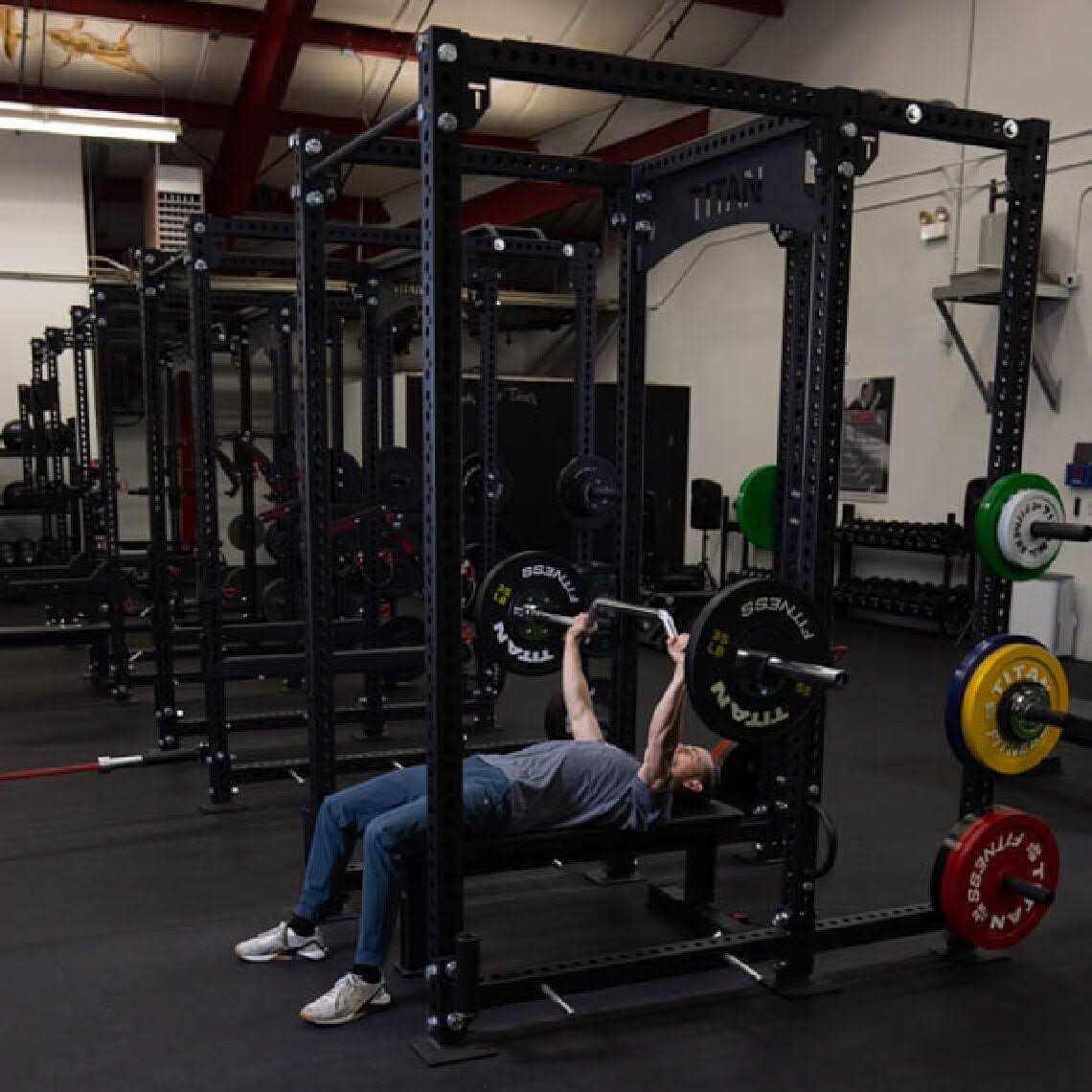 Titan Fitness Cambered Bench Press Bar - Image 3