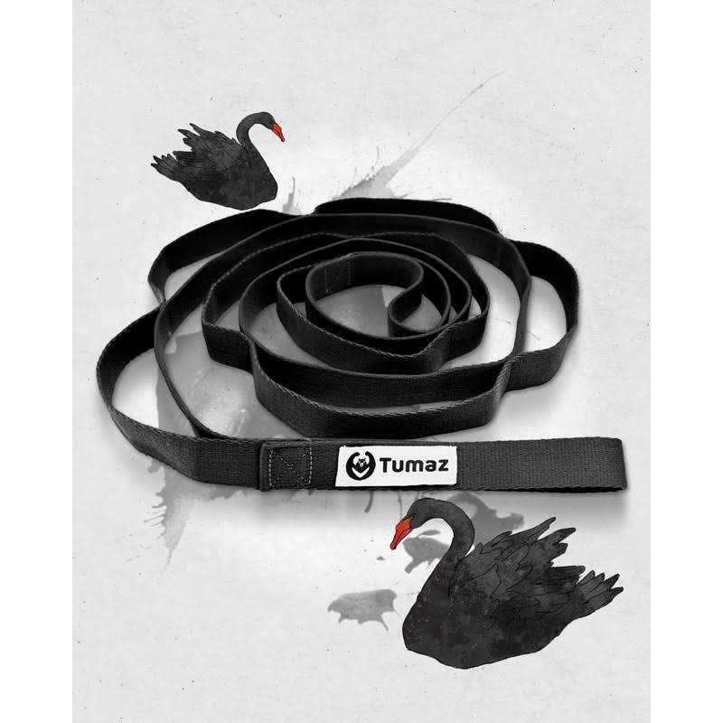 Tumaz Stretching Strap 10 Loops & Non-Elastic Yoga Strap The Perfect Home Workout Stretch Strap for Physical Therapy - Image 4