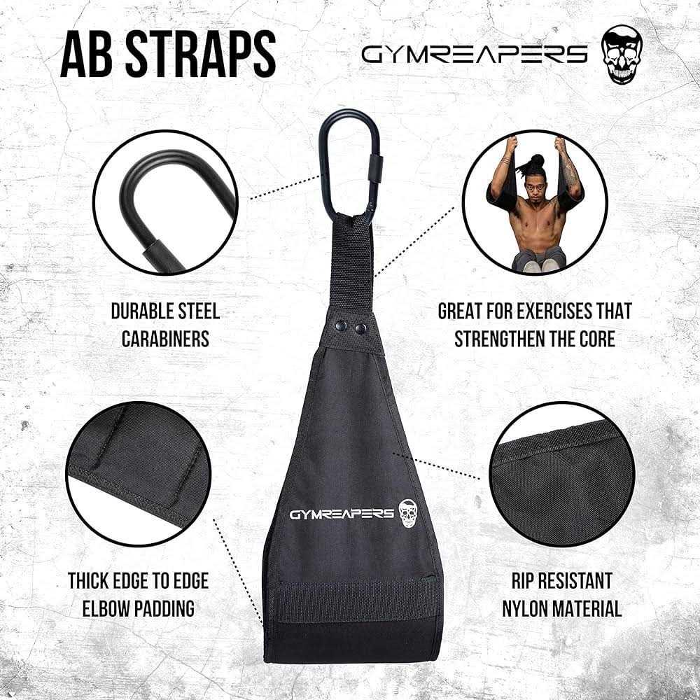 Gymreapers Hanging Ab Straps For Core Strength and Abdominal Training - Image 4
