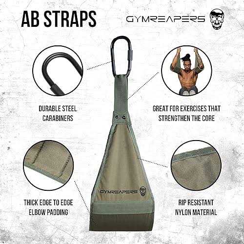 Gymreapers Hanging Ab Straps For Core Strength and Abdominal Training - Image 5