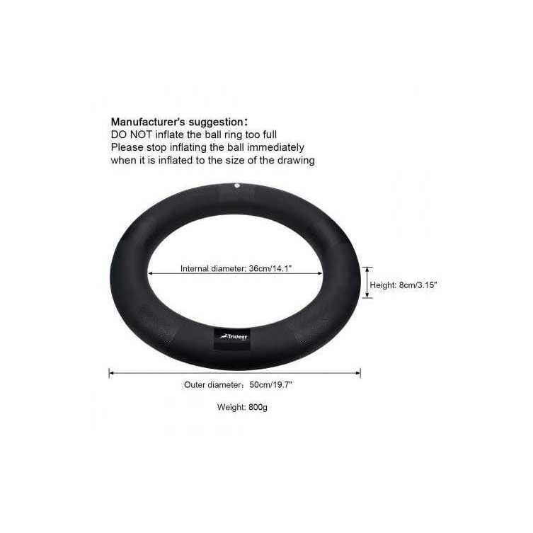 Trideer Yoga Ball Exercise Ball Sizes Ball Chair - Image 5