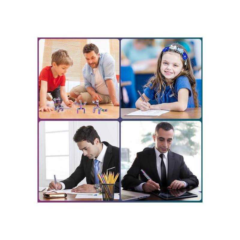 Magnetic Fidget Pen, Fidget Toy Gifts for Him Men, Ballpoint Pen Gifts for Teens Adults, Perfect for Stress Relief and Focus - Image 4