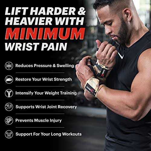 DMoose Fitness Wrist Wraps for Weightlifting Thumb Loops with Wrist Support - Image 5