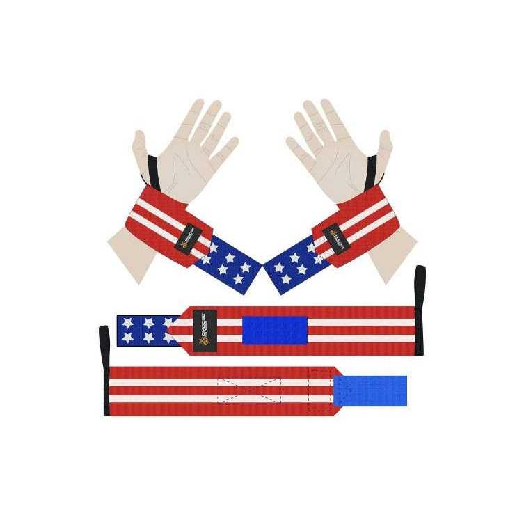 DMoose Fitness Wrist Wraps for Weightlifting Thumb Loops with Wrist Support - Image 3