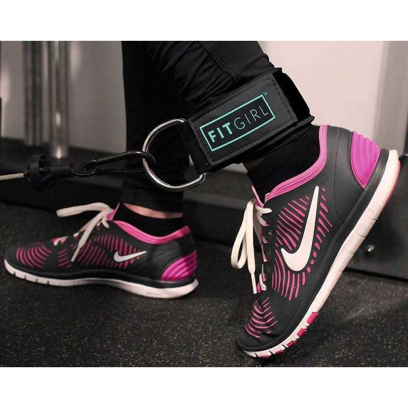 FITGIRL Ankle Strap for Cable Machines and Resistance Bands Work Out Cuff Attachment for Home Gym - Image 5