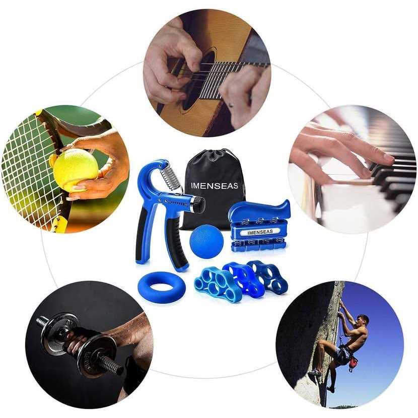 IMENSEAS Hand Grip Strengthener 7 Pack Adjustable Hand Gripper - Image 4