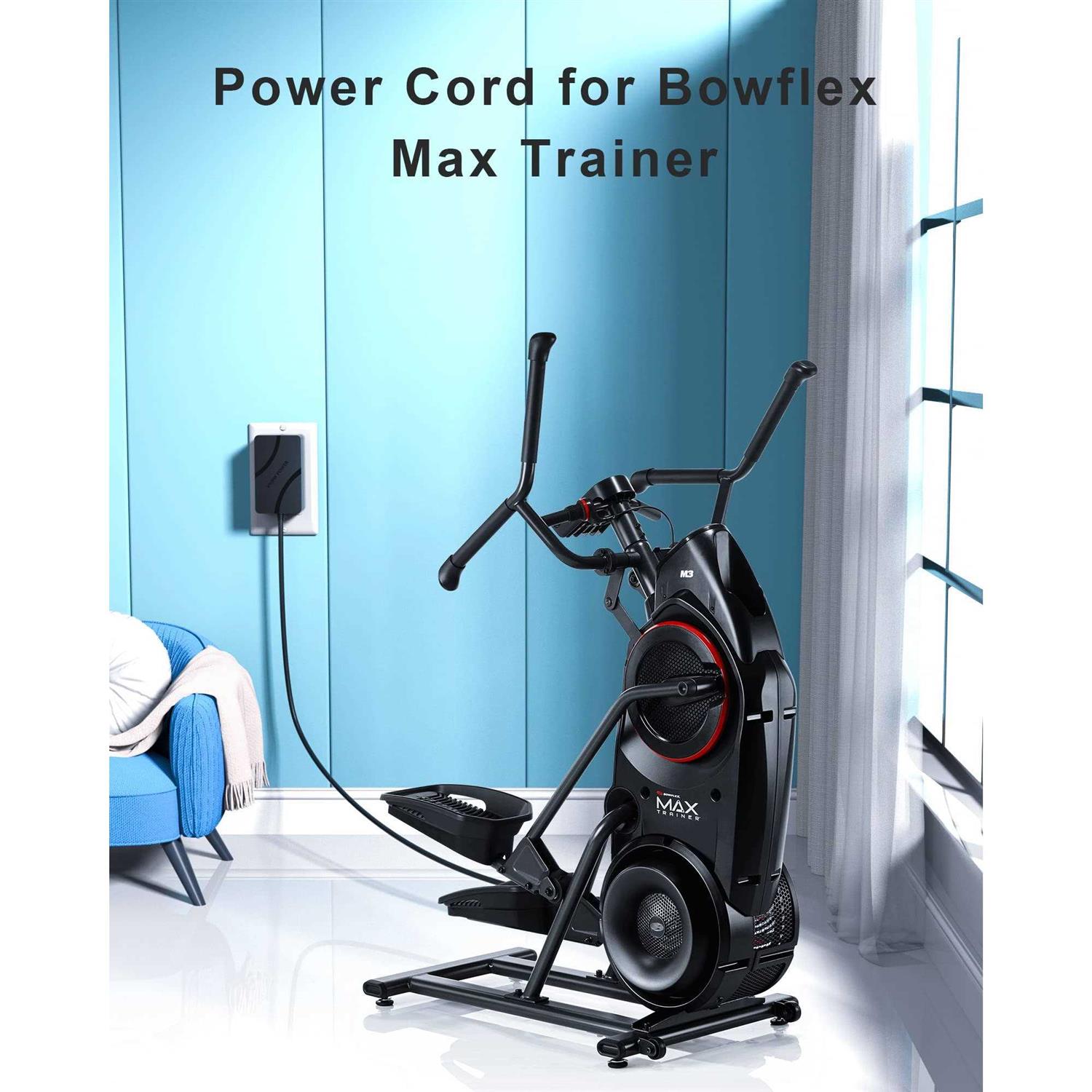 for Bowflex Max Trainer Power cord compatible with Bowflex Max Trainer M5 Power cord - Image 3