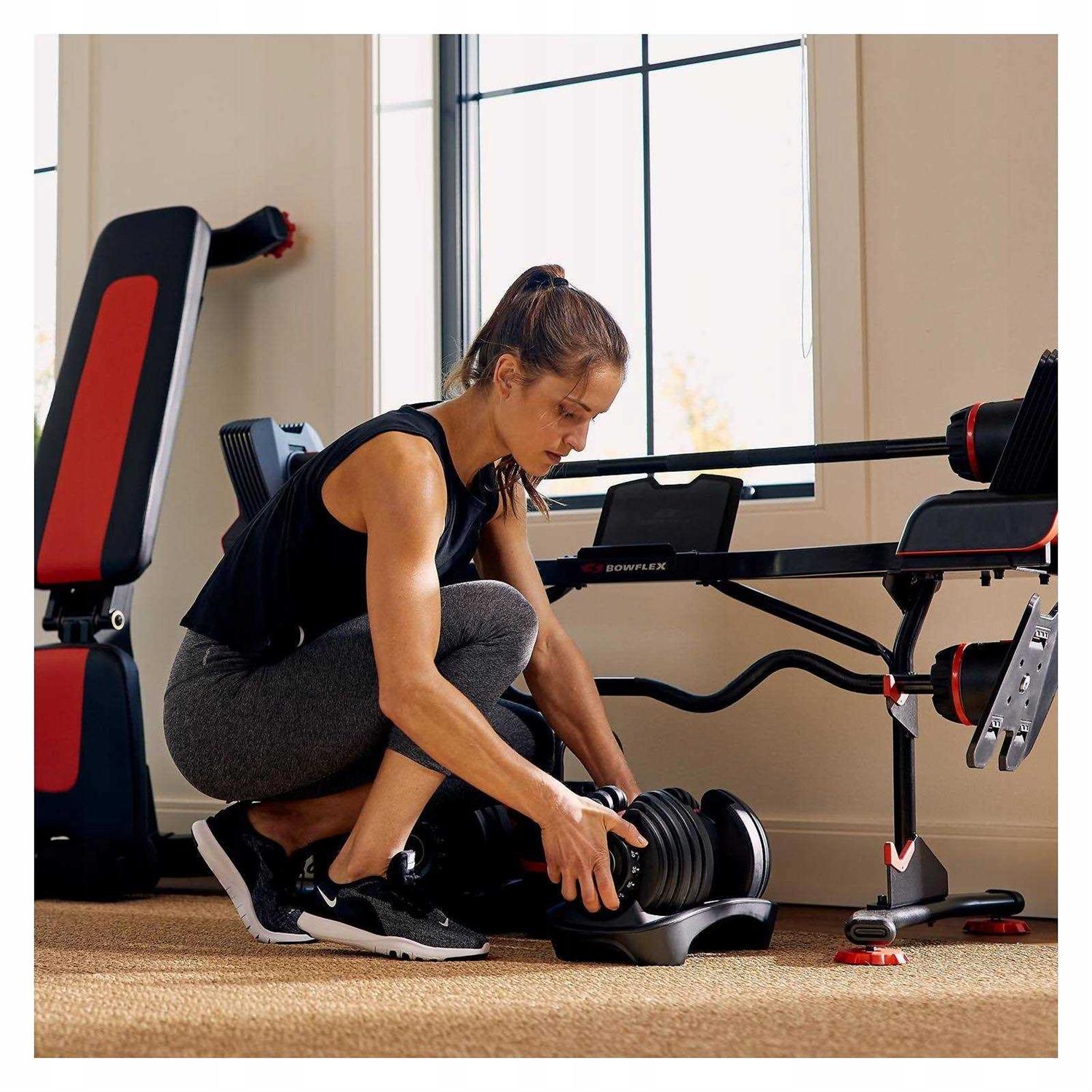 Bowflex SelectTech 2080 Barbell Stand with Media Rack - Image 5