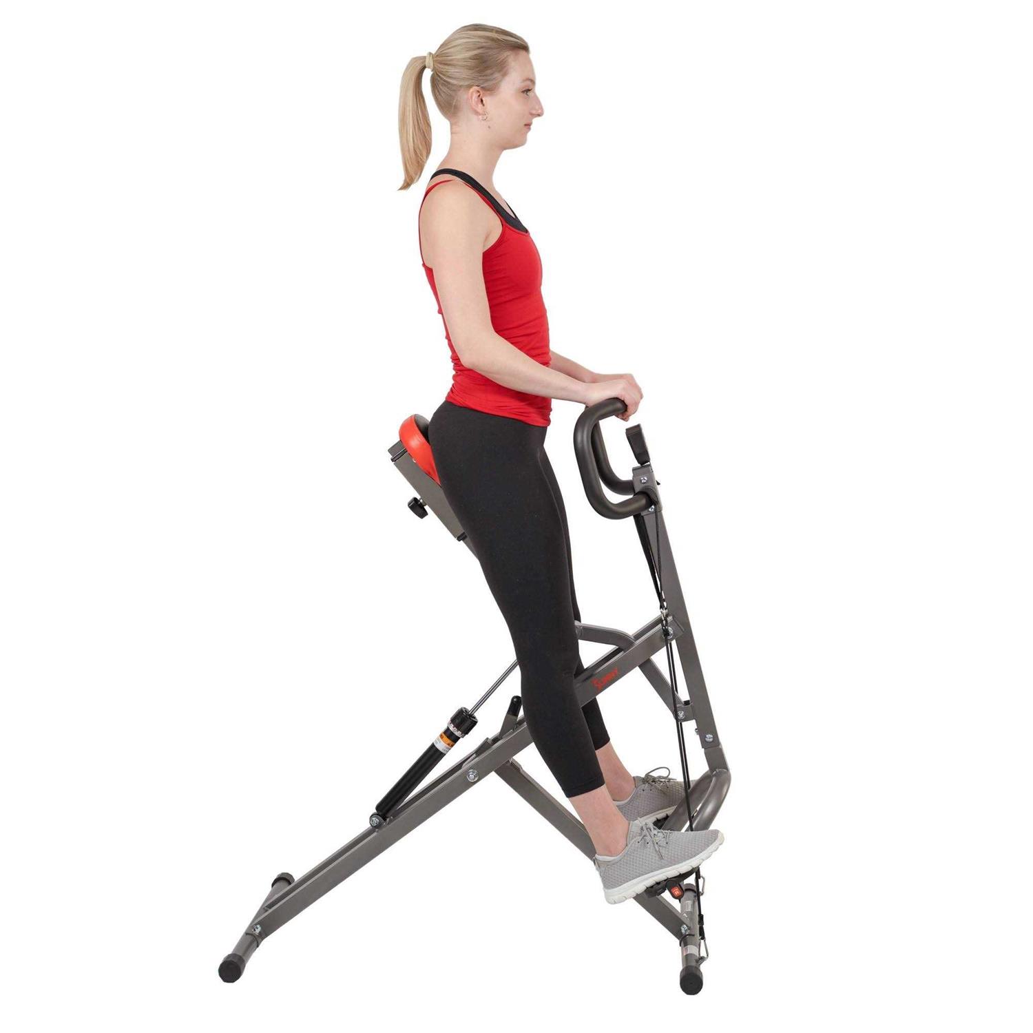 Sunny Health Fitness Row-N-Ride PRO Squat Assist Trainer - Image 3